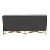 Mako Small Sideboard Grey, Cabinets & Sideboard by Moe's Home, 76" width x 34" height x 18" depth thumbnail 4