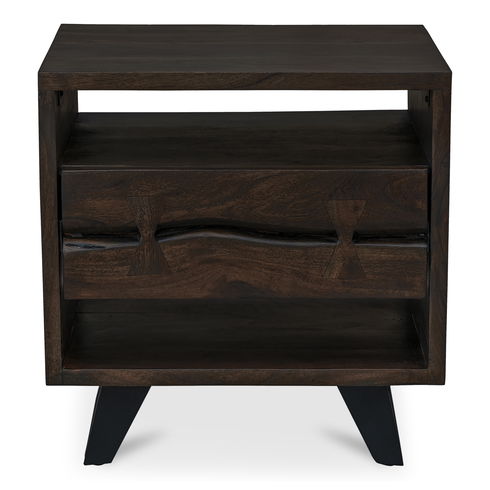 Madagascar Nightstand Dark Brown