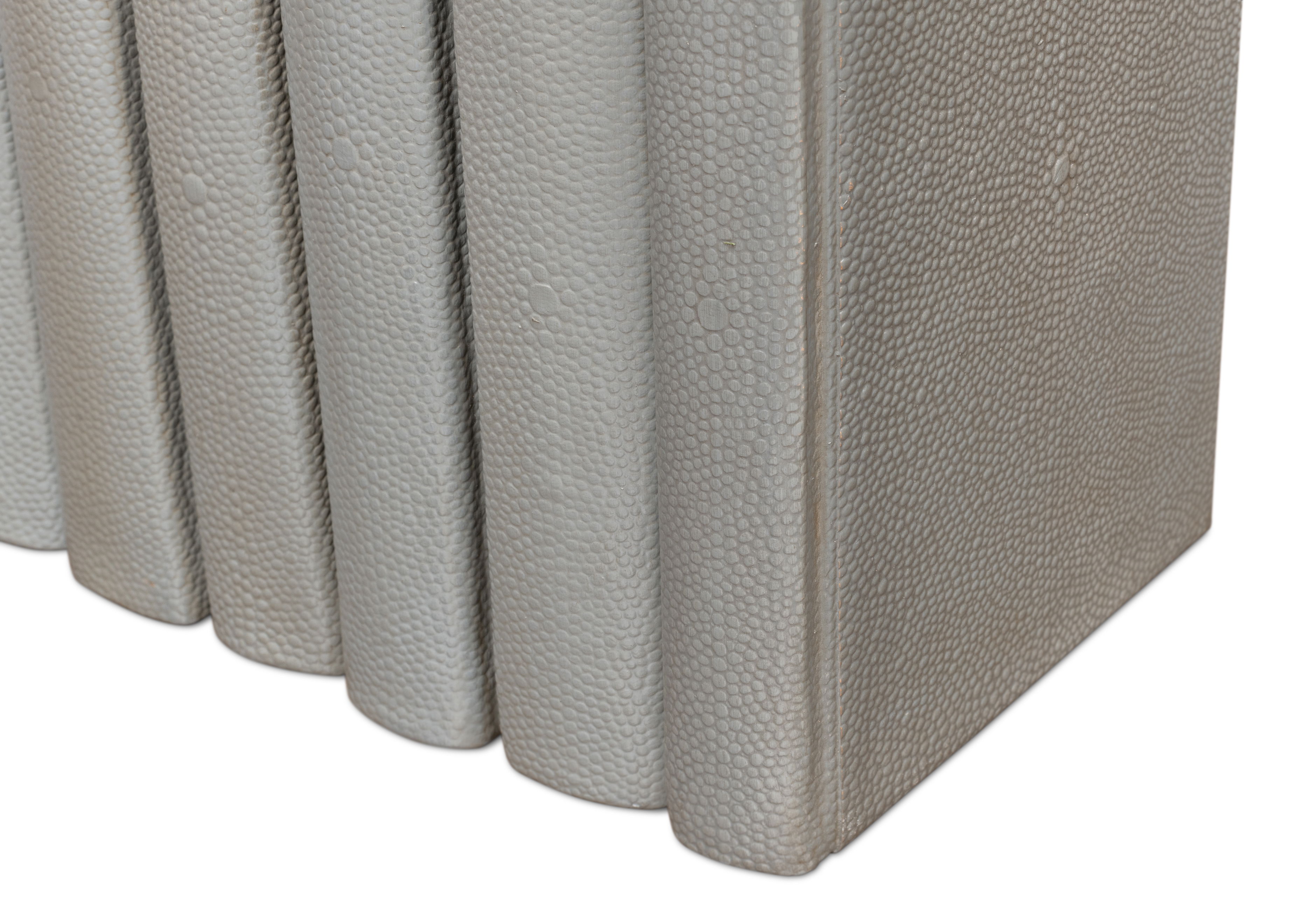 Shagreen Books, Set Of 12, Storm Grey large image 