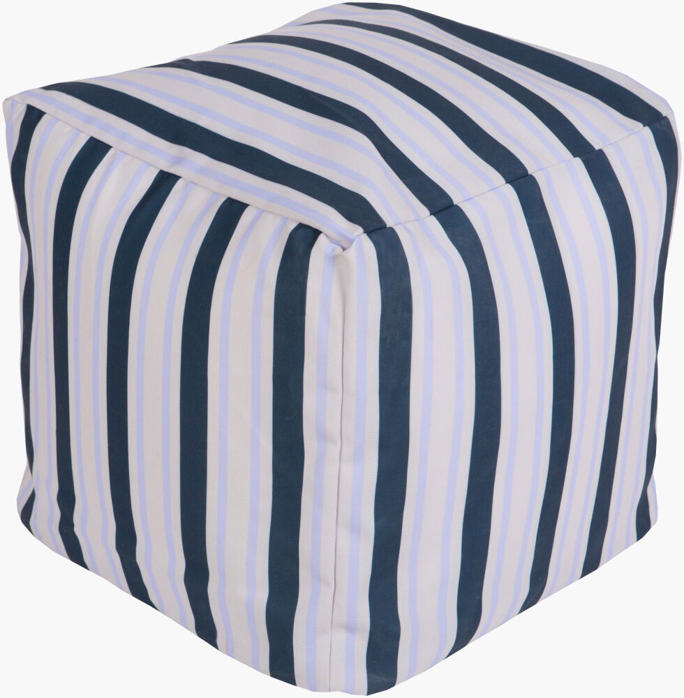 Rain Pouf, Ottoman by Surya, 18" width x 18" height