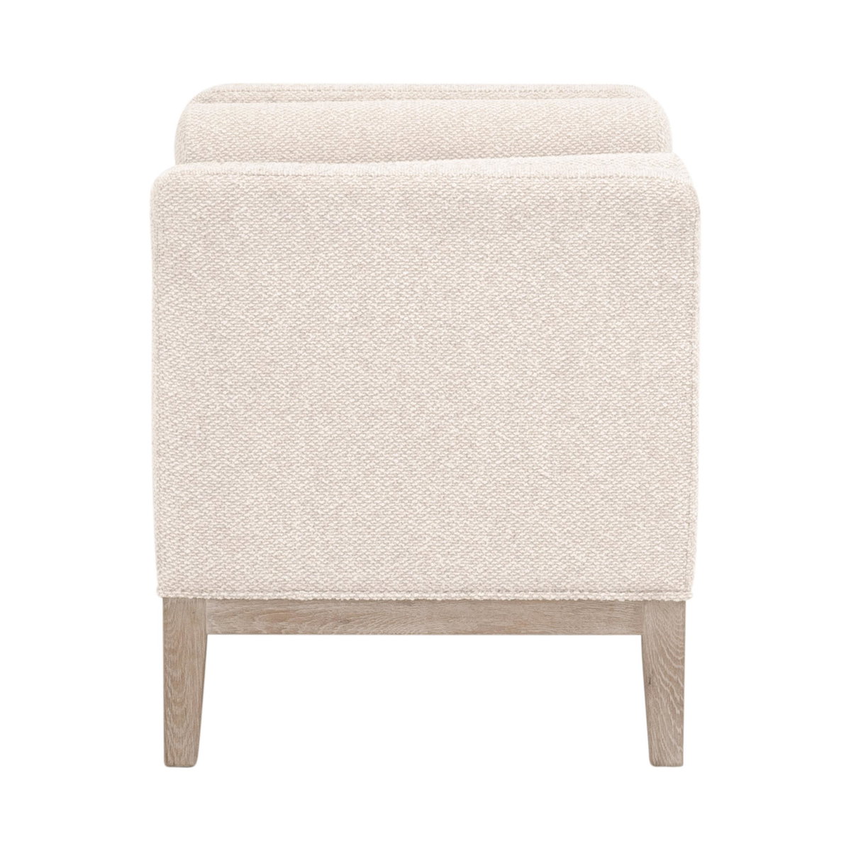 Keaton Upholstered Accent Stool, Ottoman by Essentials for Living, 35.5" width x 24.75" height x 23" depth View 3