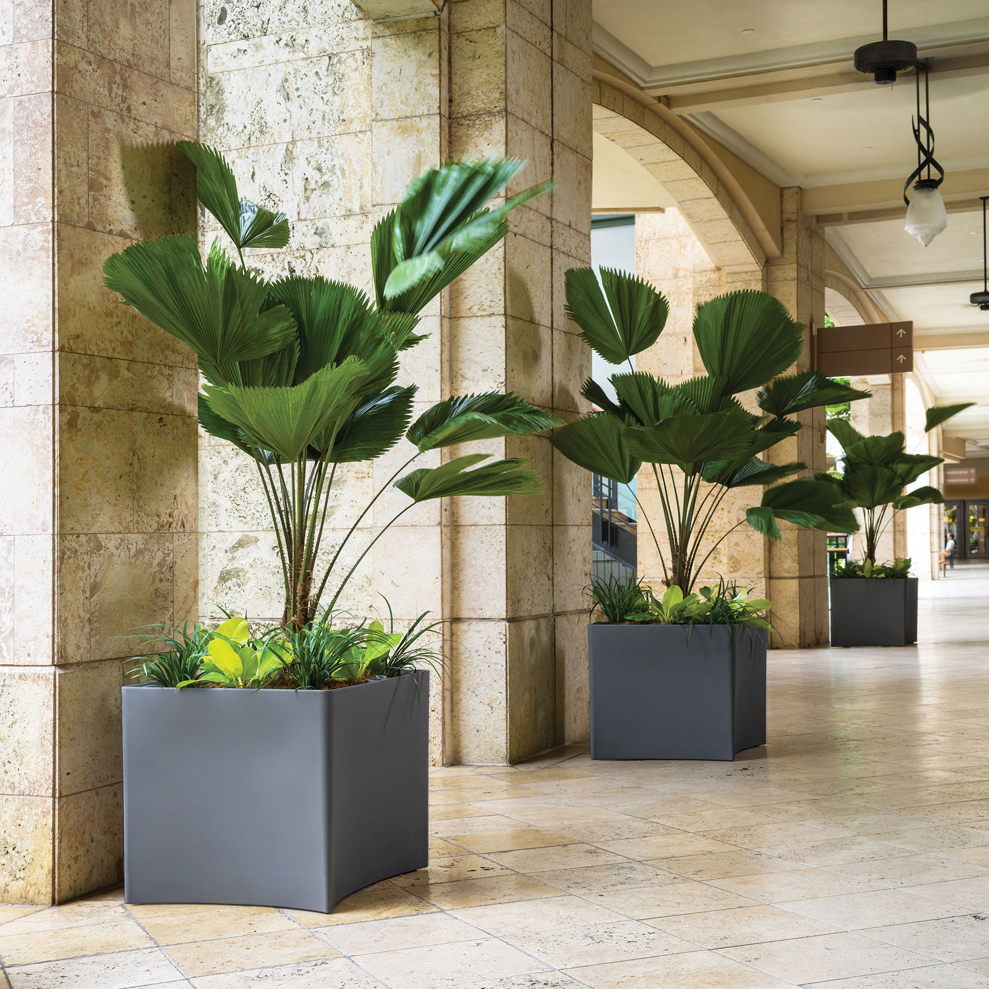 TruDrop Pinch Self Watering Square Planter large image 