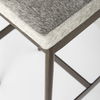 Millie 16.75 X 17.75 X 30 Hair-on-hide Seat with Gold Frame Bar Stool thumbnail 9