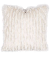 Online Designer Combined Living/Dining LUXE FAUX FUR DECORATIVE PILLOW