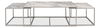 Set Of 3 Nesting Low Tables, Marble Tops thumbnail 1