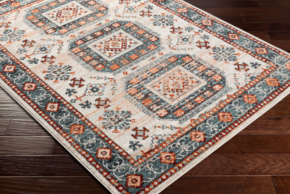 Tevazu Machine Woven Rug, by Surya, 6'11.86" length x 5'2.99" width
