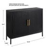 Front Range Dark Oak 2 Door Cabinet, Furniture by Uttermost, 40.25" width x 34" height x 13" depth thumbnail 3