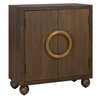 Mayenne 2 Door Oak Wood Cabinet, Cabinets & Chest by Uttermost, 31.5" width x 35.85" height x 15.75" depth thumbnail 5