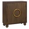 Mayenne 2 Door Oak Wood Cabinet, Furniture by Uttermost, 31.5" width x 35.85" height x 15.75" depth thumbnail 5