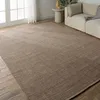 Alyster Natural Solid Taupe Area Rug (8'X10') thumbnail 2