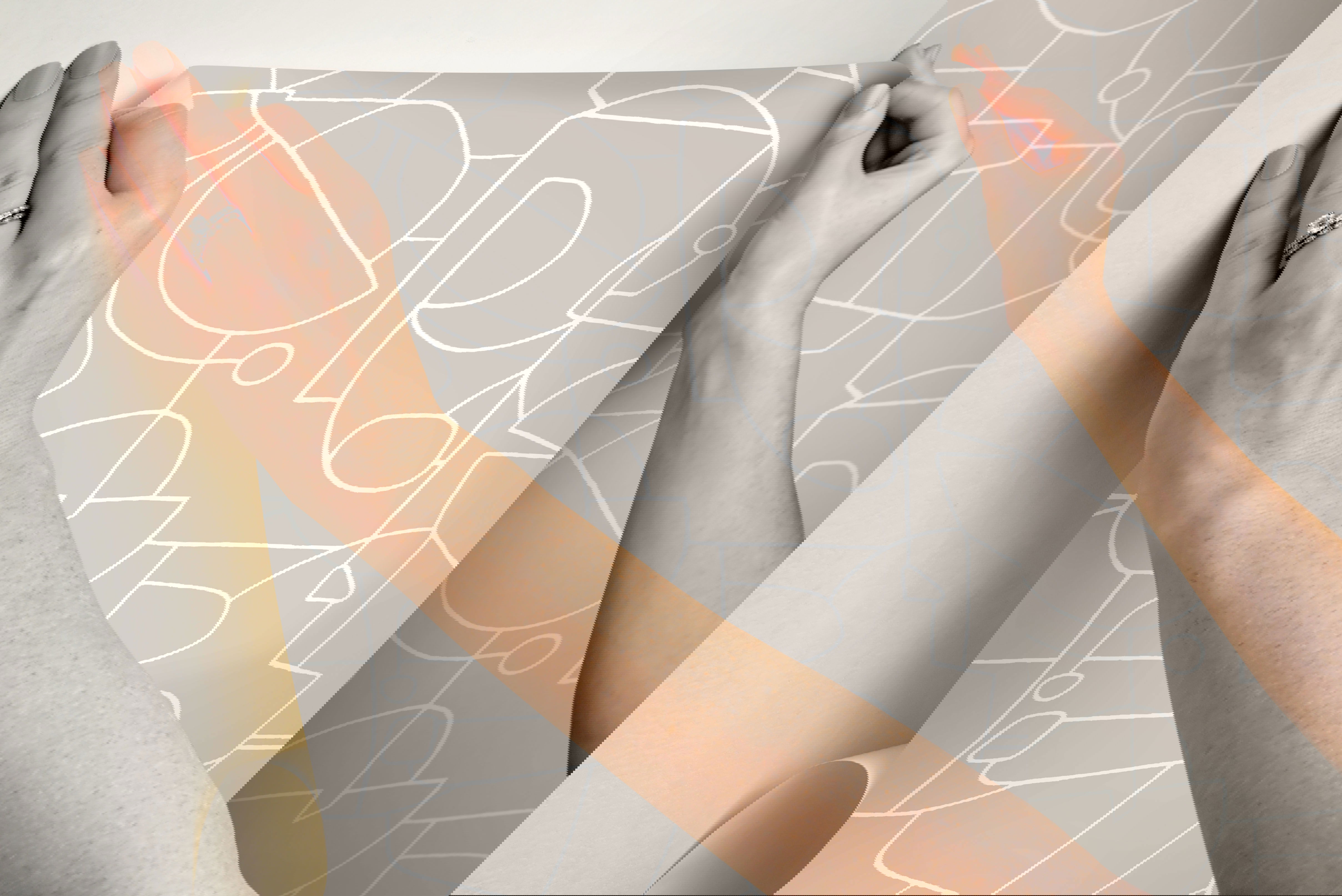 Robotics Beige Peel & Stick Wallpaper, by York Wall, 20' length x 2'3" width x 0.02" depth View 5