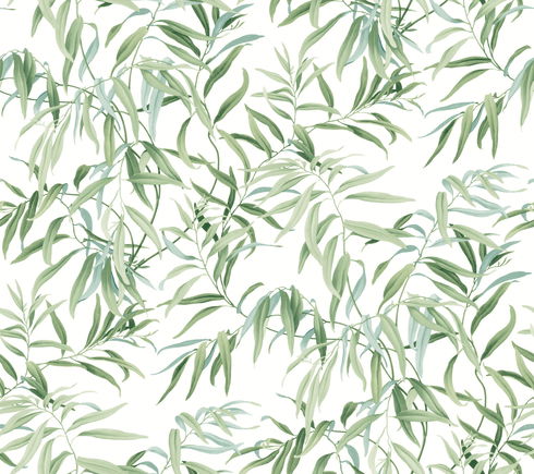 Willow Grove Forest Wallpaper