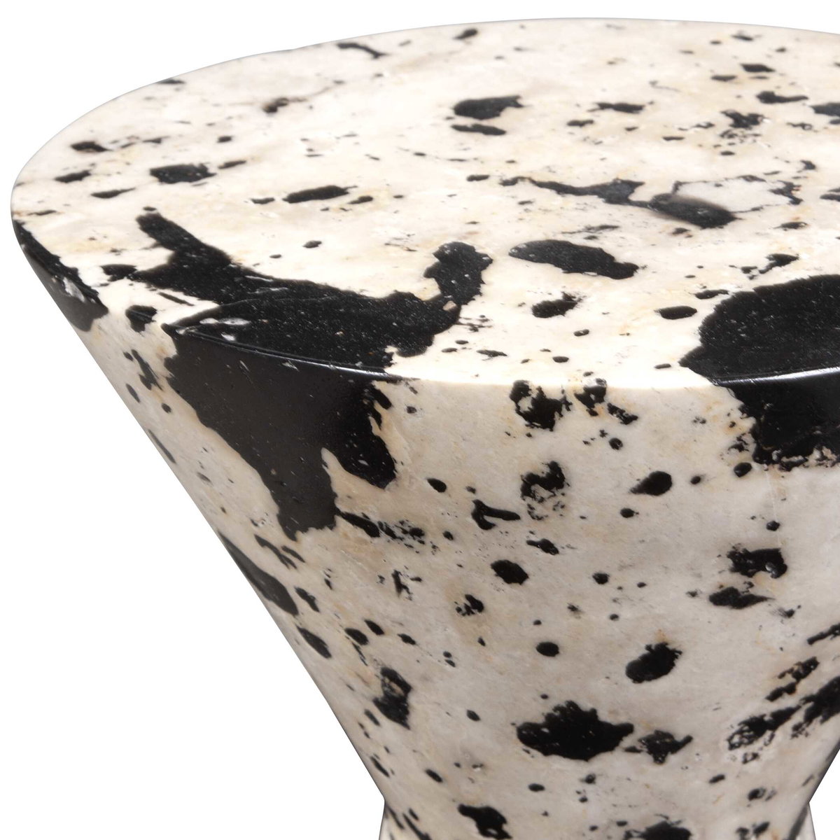 Lenora Stone Drink Table, Side & End Table by Uttermost, 10" width x 22" height x 10" depth View 8