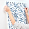 Anemone Toile Navy Wallpaper thumbnail 5
