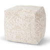 Khloe Small Cream Pouf thumbnail 0