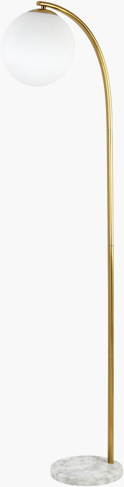 Aquilon Accent Floor Lamp, by Surya, 10" width x 66" height