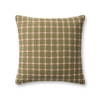 Loloi Green Pillow, Decorative Pillow, 20" length x 20" width thumbnail 1