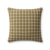 Loloi Green Pillow, Decorative Pillow, 20" length x 20" width thumbnail 1