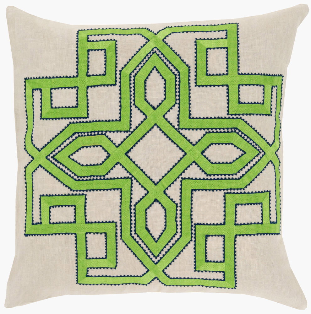 Gatsby Accent Pillow, Decorative Pillow by Surya, 18" length x 18" width
