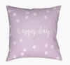 Happy Days Accent Pillow, Decorative Pillow by Surya, 18" length x 18" width thumbnail