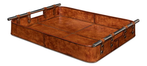 Safari Leather Tray