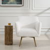 Oasis White Swivel Chair thumbnail 3