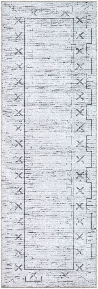 Casita Machine Woven Rug, by Surya, 7'10.09" length x 2'7.1" width