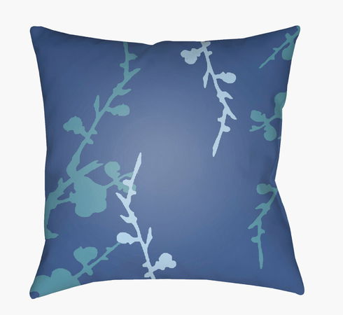 Chinoiserie Floral Accent Pillow