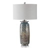 Olesya Swirl Glass Table Lamp, by Uttermost, 1'4" width x 2'6.25" height x 1'4" depth thumbnail 4