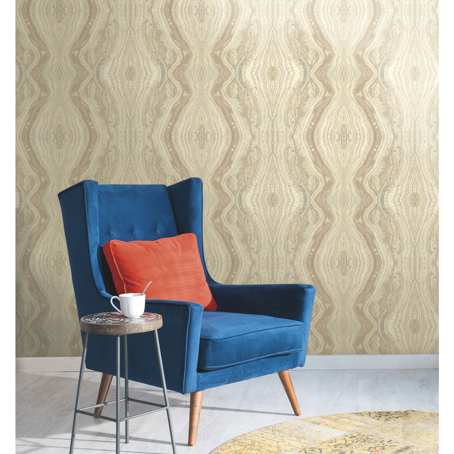 Kaleidoscope Light Grey & Beige Wallpaper Kaleidoscope Light Grey & Beige Wallpaper large image