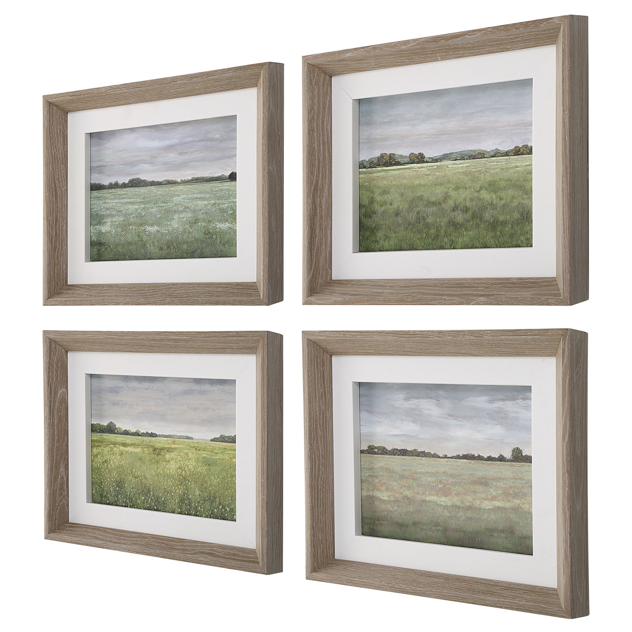 Quiet Meadows Framed Prints, S/4 large image 