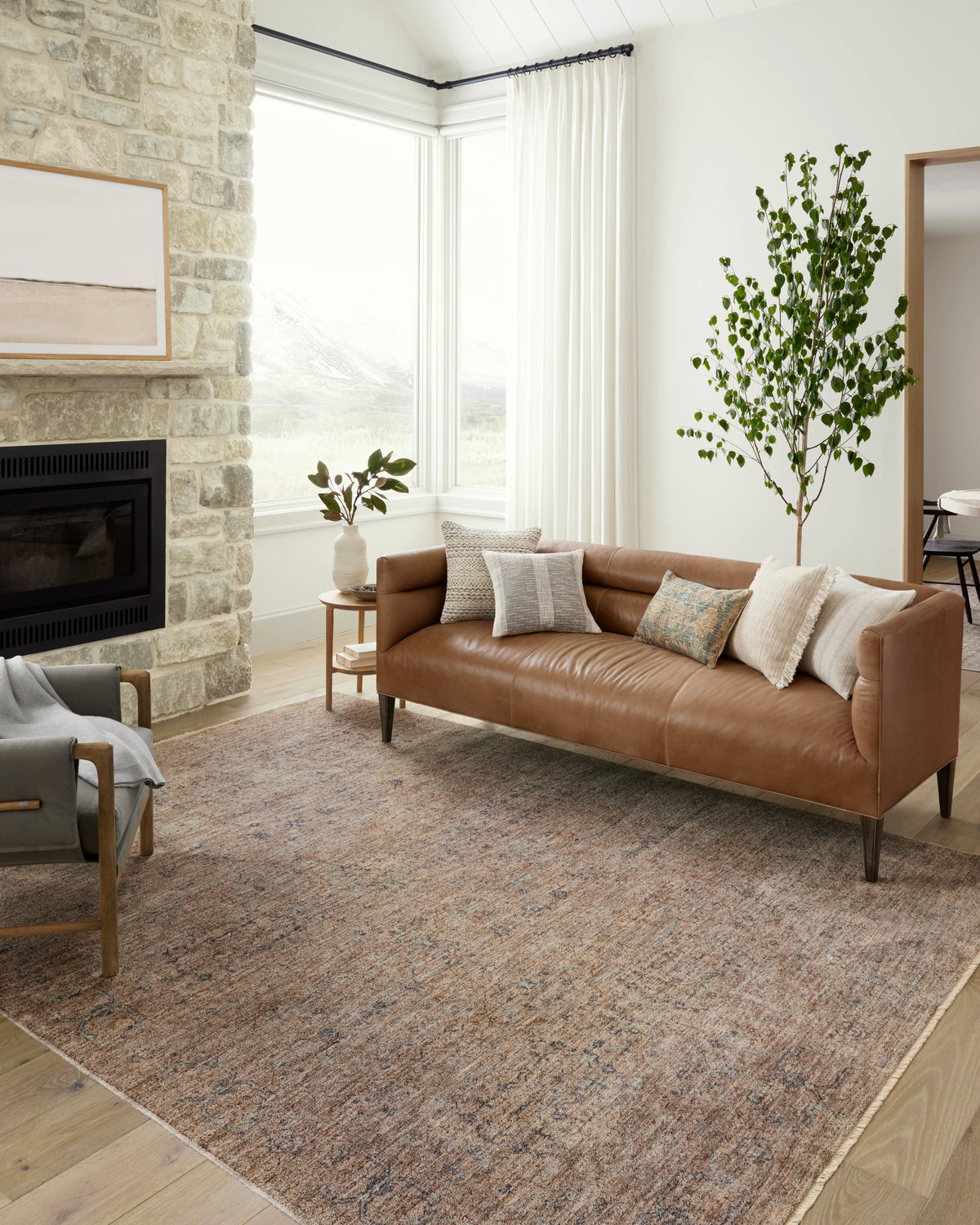 Angela Rose x Loloi Blake Rug, 5'3" length x 5'3" width View 2