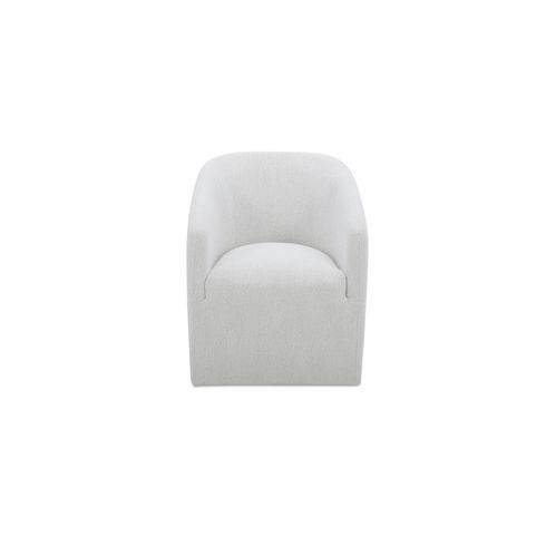 Sandy Rolling Dining Chair Off White