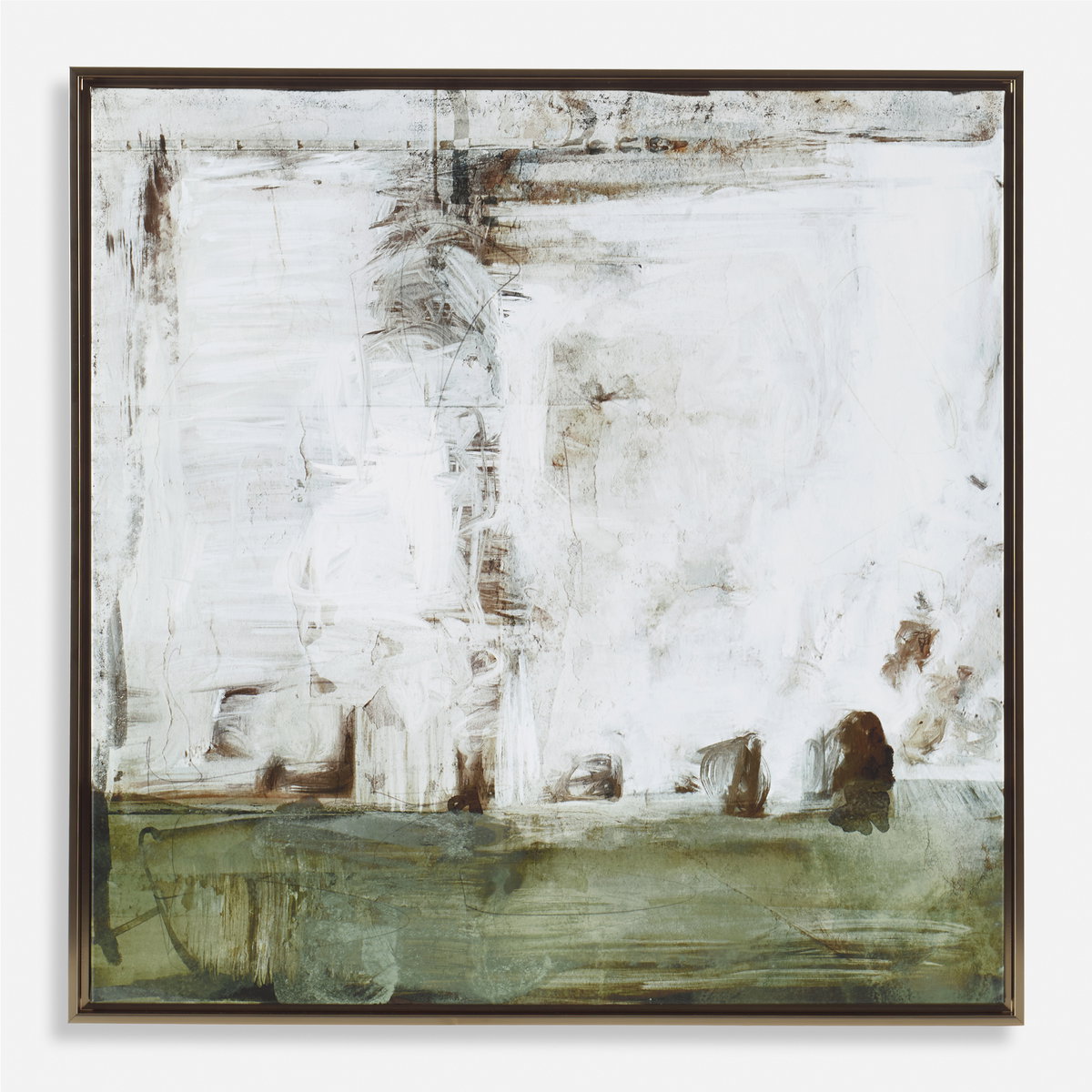 The Boardwalk Framed Abstract Art, by Uttermost, 37.5" width x 37.5" height x 2" depth View 1
