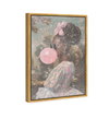 Roses and Rebellion - With Diamond Dust and Glitter (Black Glitter, Diamond Dust), Art by Oliver Gal,  30x45 thumbnail 2