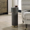 Wessex Charcoal Drink Table, Side & End Table by Uttermost, 8.5" width x 22.5" height x 8.5" depth thumbnail 2