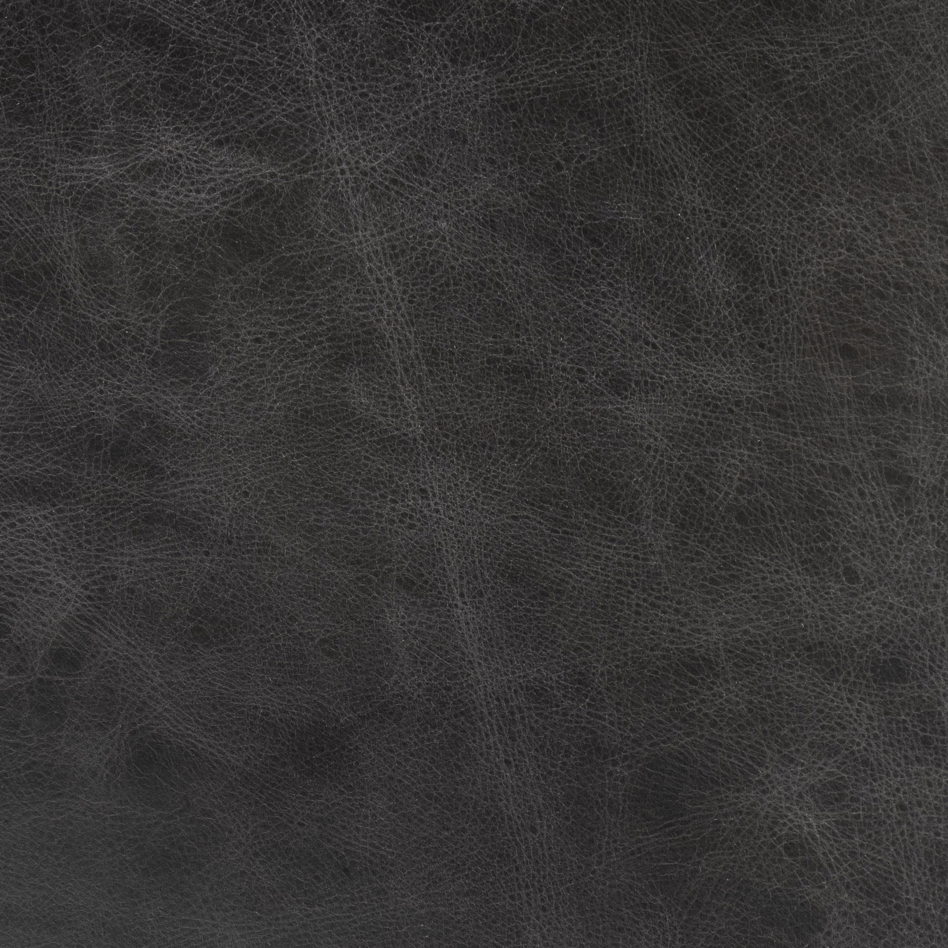 Hollyfield II Black Leather Seat Gold Iron Frame Dining Chair, by Mercana, 20.5" length x 21.5" width x 29.5" height View 4