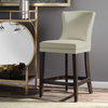 Dariela White Counter Stool, Counter & Bar Stool by Uttermost, 19.5" width x 40.75" height x 23" depth thumbnail 4