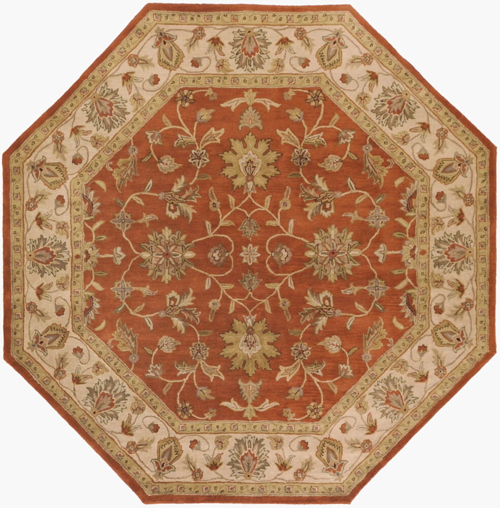 Crowne Handmade Rug, by Surya, 1'6" length x 1'6" width