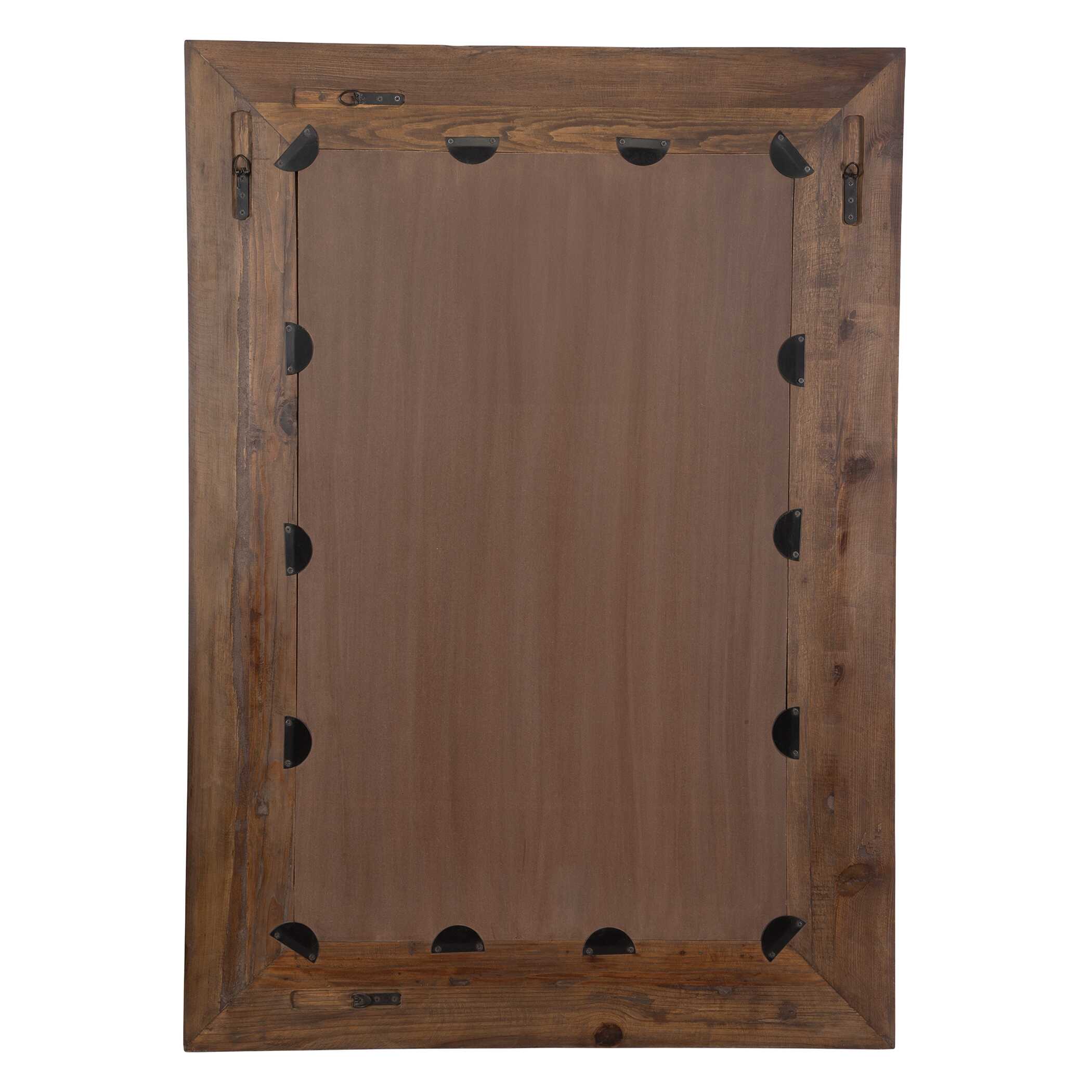 Rennick Large Reclaimed Pine Mirror, by Uttermost, 40" width x 57" height x 1.5" depth View 7