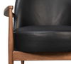 Pindar Armchair, Onyx Black Leather thumbnail 17