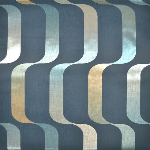 Ribbon Blue Wallpaper
