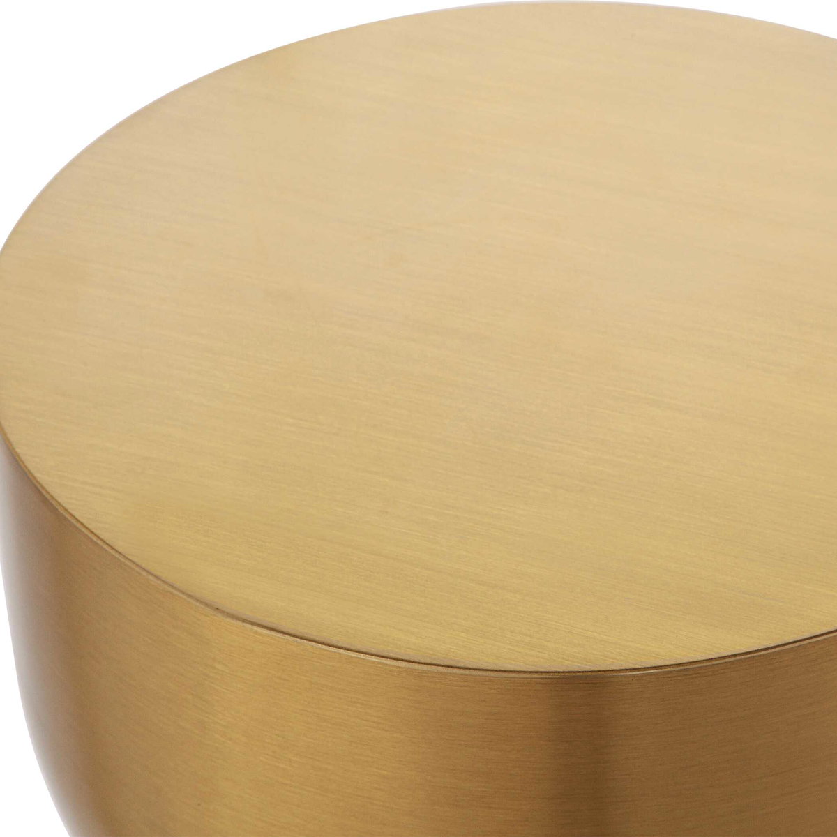 Golden Vessel Modern Accent Table, Furniture by Uttermost, 10" width x 22" height x 10" depth View 5