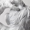 Simia (12'H) White Resin Playful Monkey Table Lamp thumbnail 5