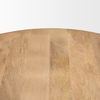 Soma 48' Light Brown Acacia Wood Round Dining Table thumbnail 6