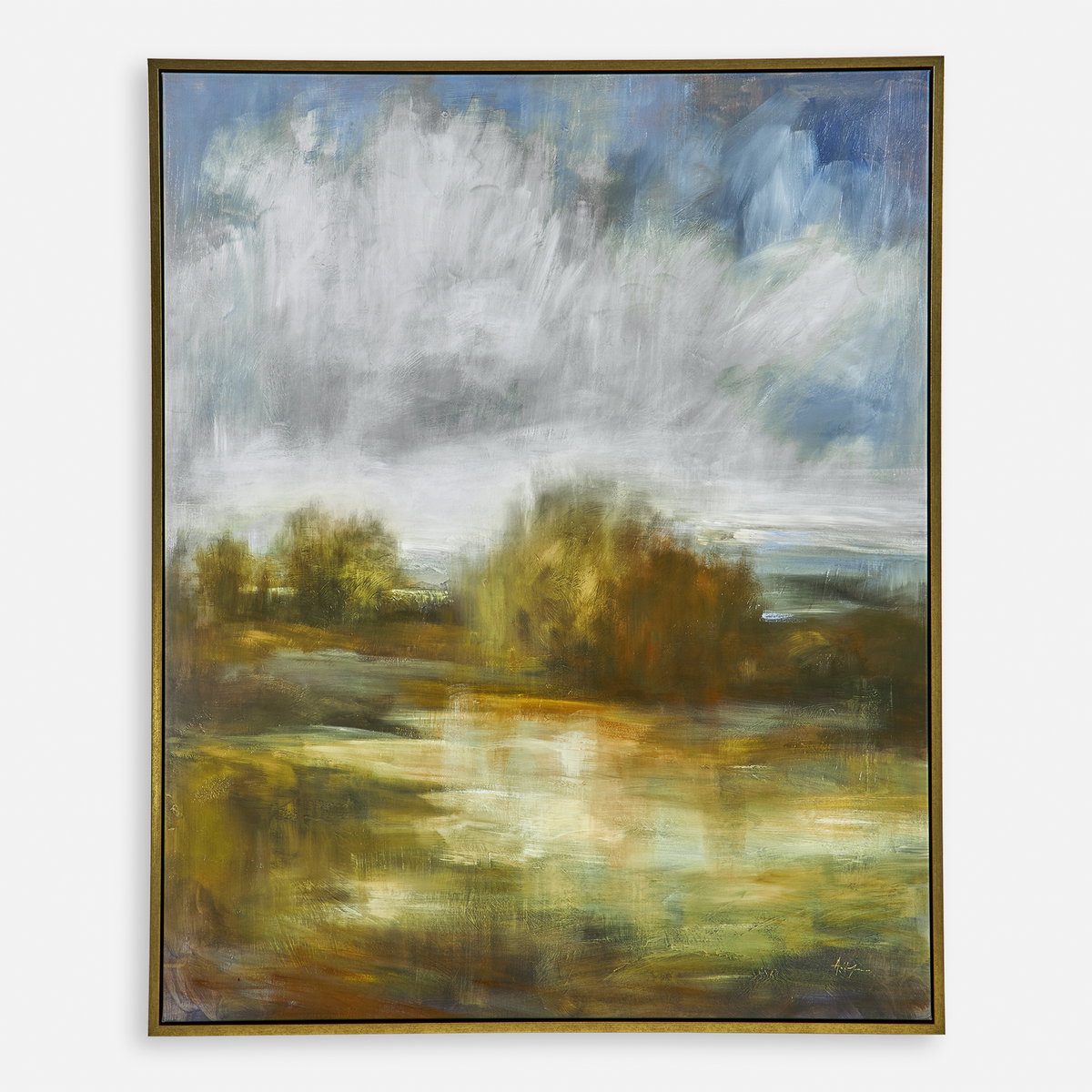 John's Field Framed Landscape Art, by Uttermost, 41.5" width x 51.5" height x 2" depth View 1