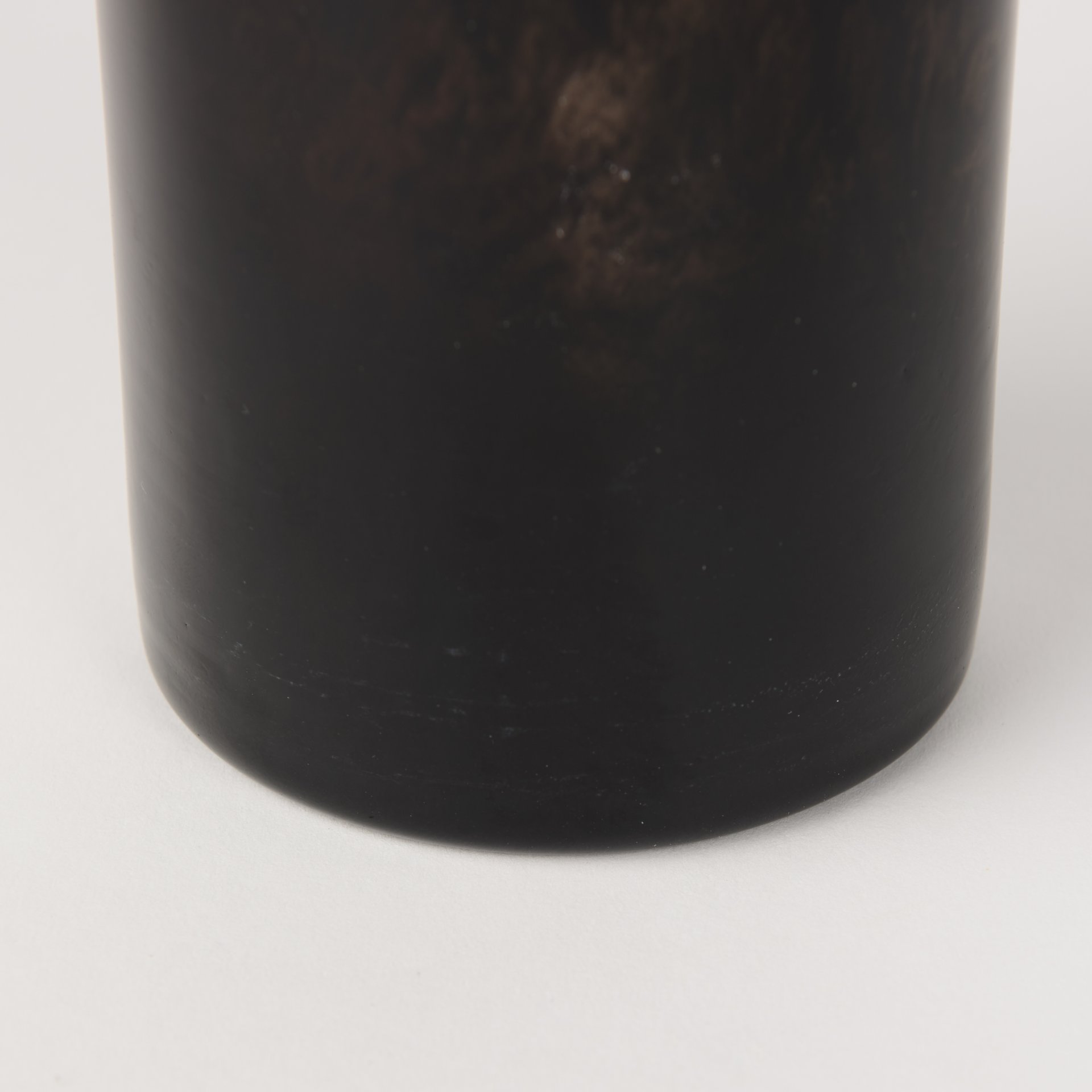 Marans Tall Amber Multi-Color Glass Vase, by Mercana, 4.13" length x 4.13" width x 10.63" height View 10