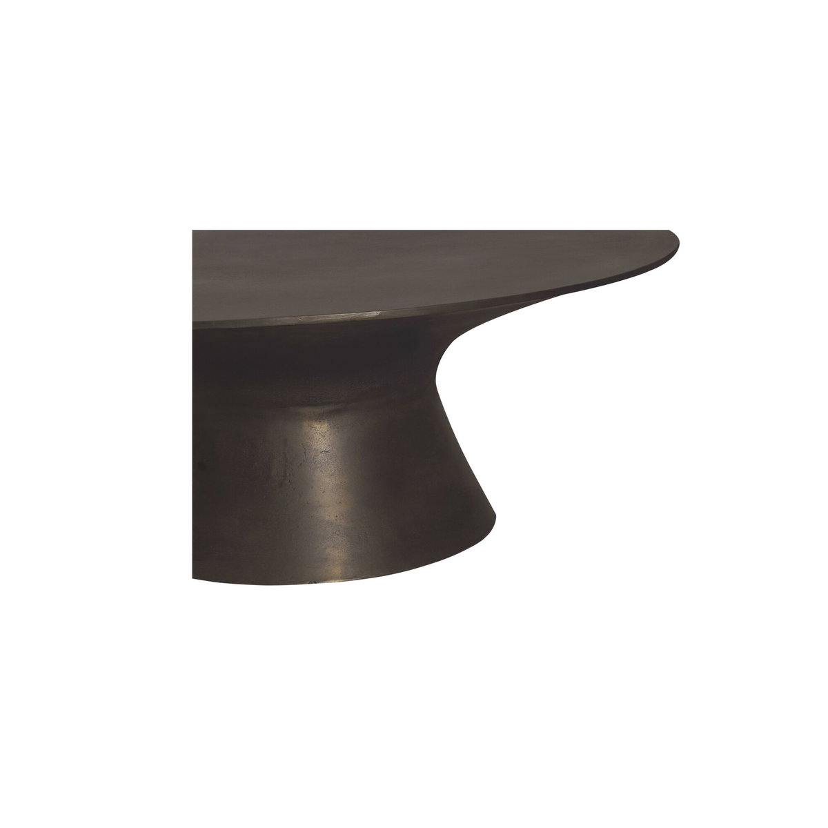 Bardo Outdoor Coffee Table Deep Bronze, Outdoor Table by Moe's Home, 3'4" width x 1'3.5" height x 3'4" depth View 5