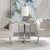 Arnaut White Accent Table thumbnail 1