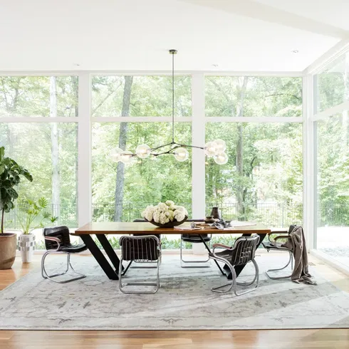 Kai Modify Overdyed Hand-Knotted Gray Area Rug